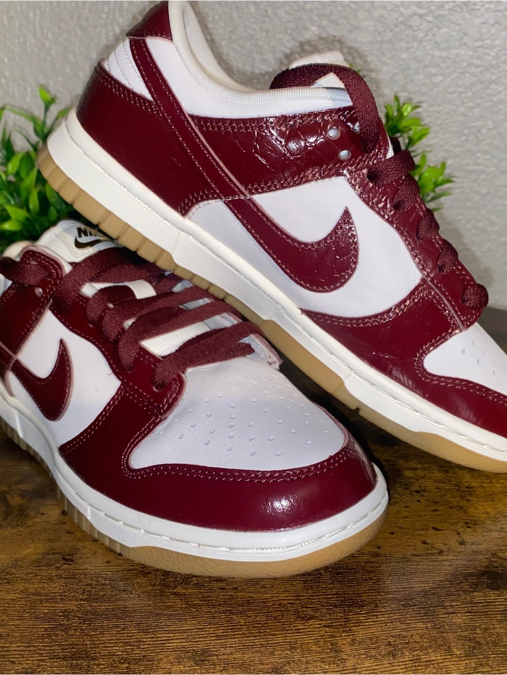 Nike Dunk Low LX “Team Red Croc” Woman’s 5.5 (or size 4 youth)